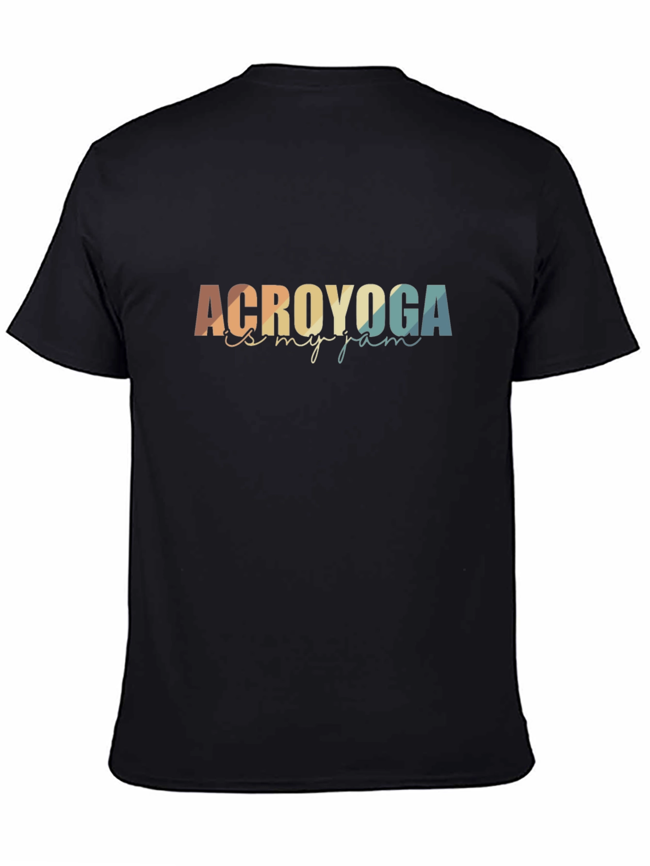 Camiseta Negra Acroyoga es mi Jam