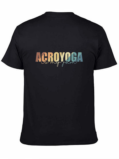 Camiseta Negra Acroyoga es mi Jam