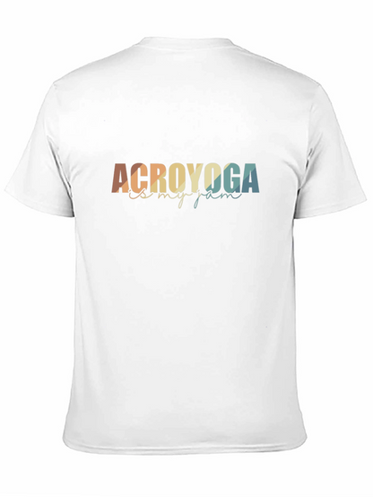 Camiseta Negra Acroyoga es mi Jam