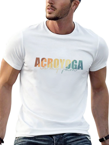 Camiseta Negra Acroyoga es mi Jam