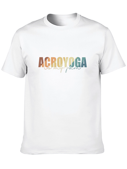 Camiseta Negra Acroyoga es mi Jam