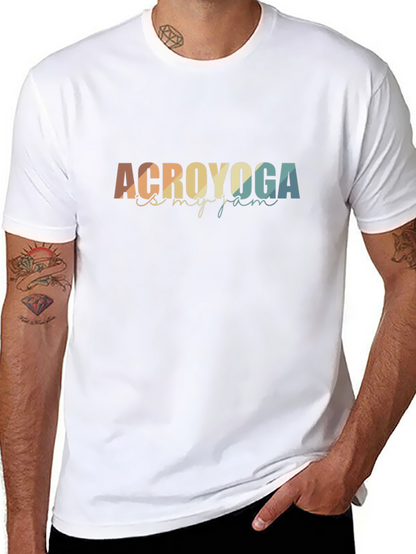 Camiseta Negra Acroyoga es mi Jam