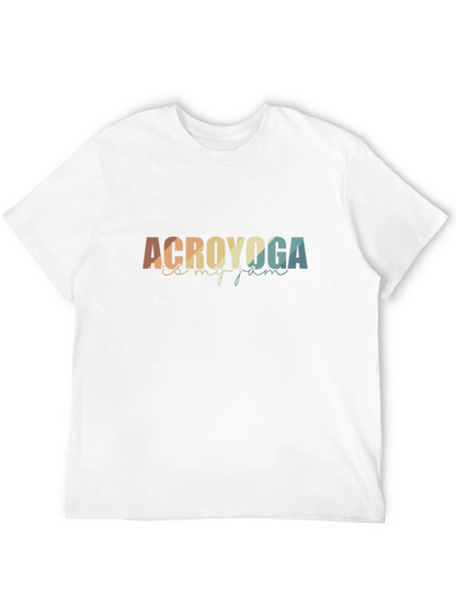 Camiseta Negra Acroyoga es mi Jam