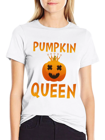 Camiseta Halloween Calabaza Reina