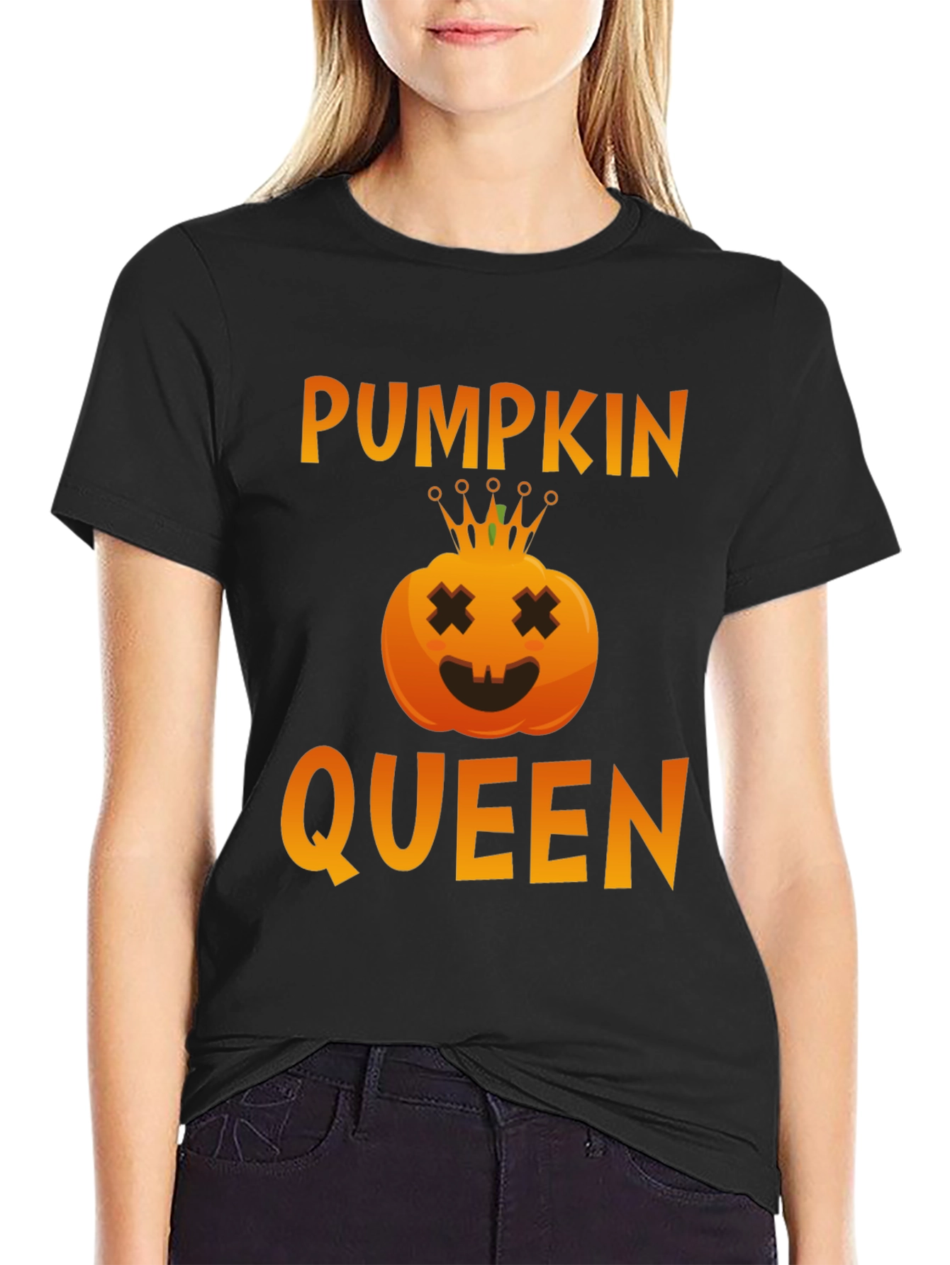Camiseta Halloween Calabaza Reina