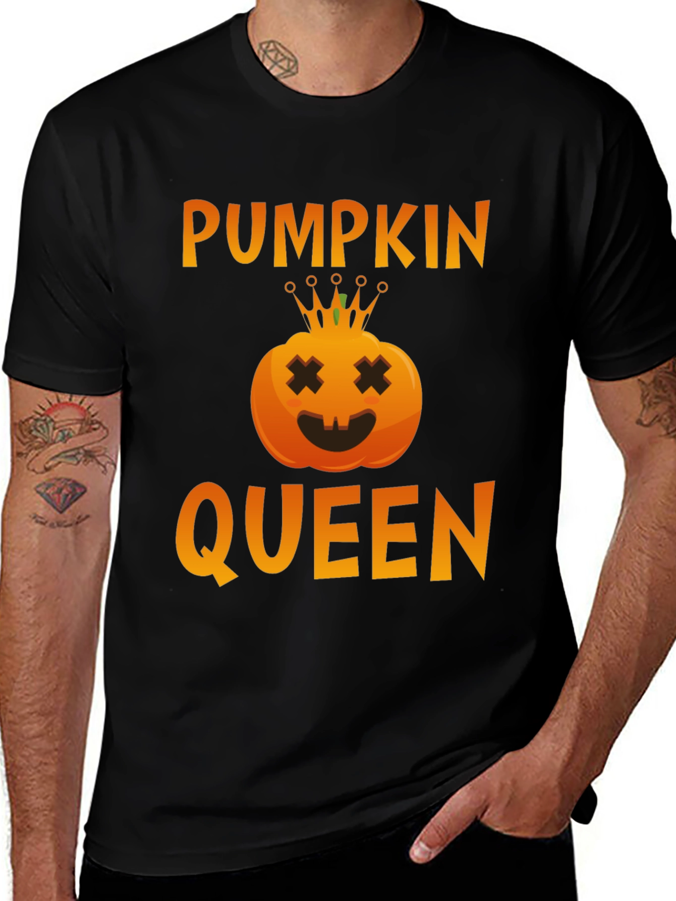 Camiseta Halloween Calabaza Reina