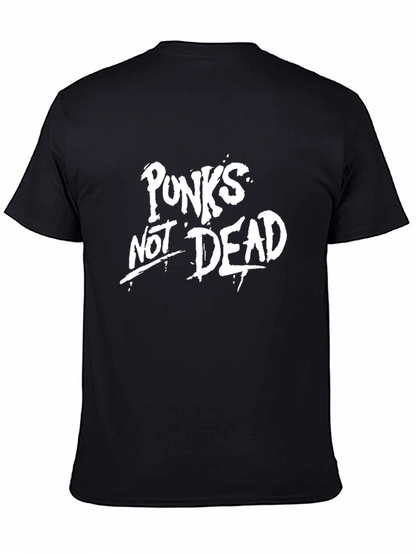 Camiseta Negra Punks Not Dead