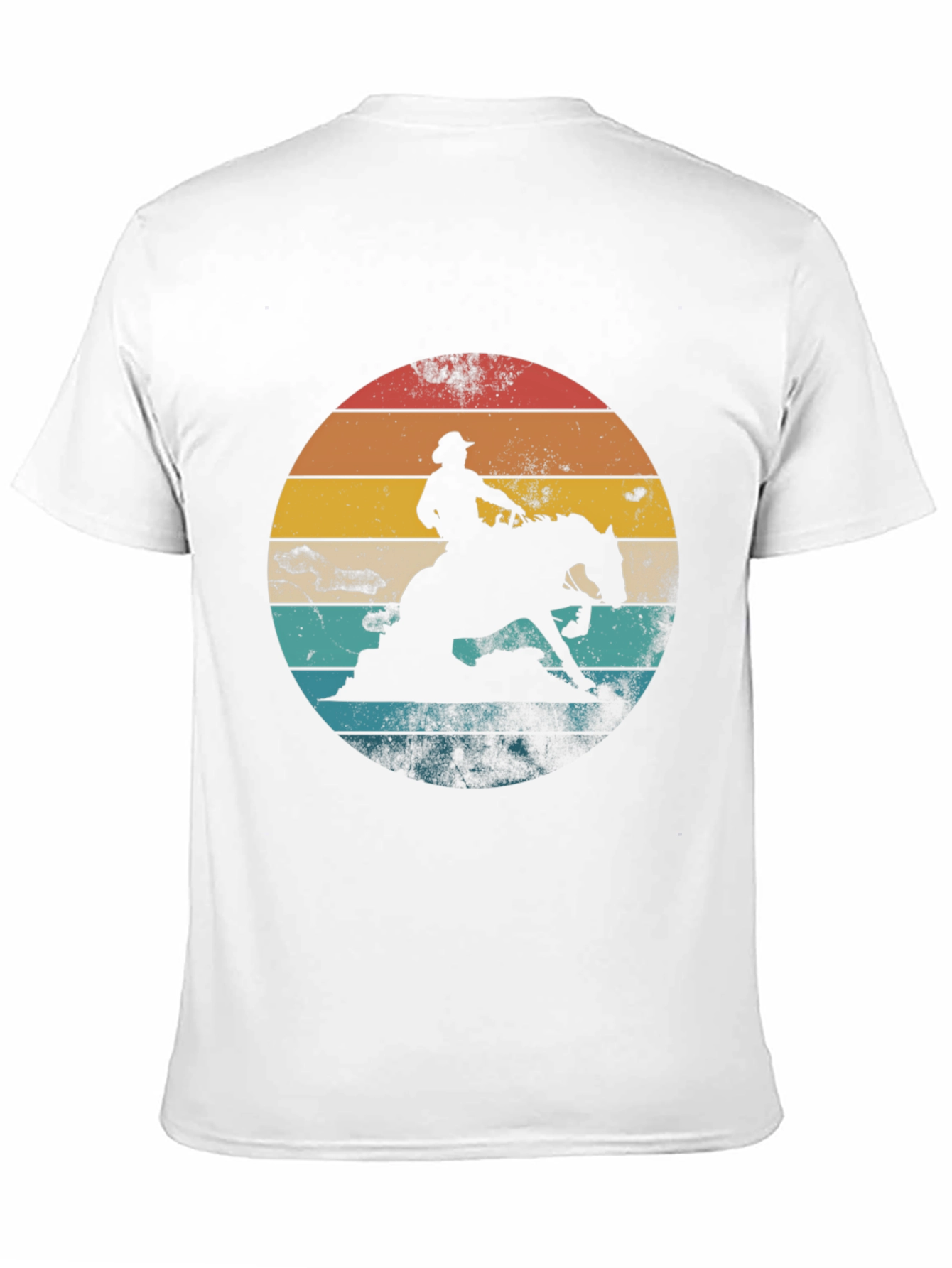 Camiseta Vaquero Retro Atardecer