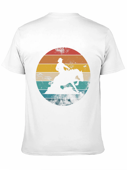 Camiseta Vaquero Retro Atardecer