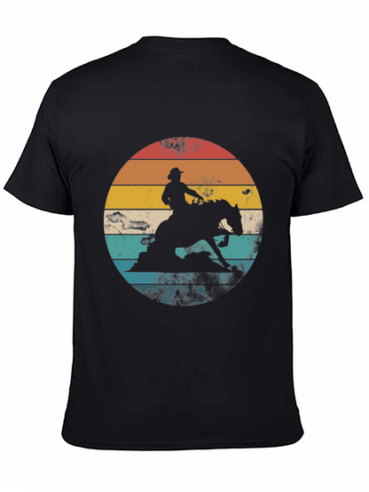 Camiseta Vaquero Retro Atardecer