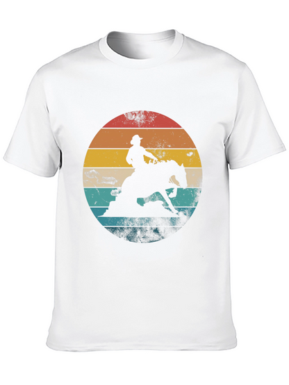 Camiseta Vaquero Retro Atardecer