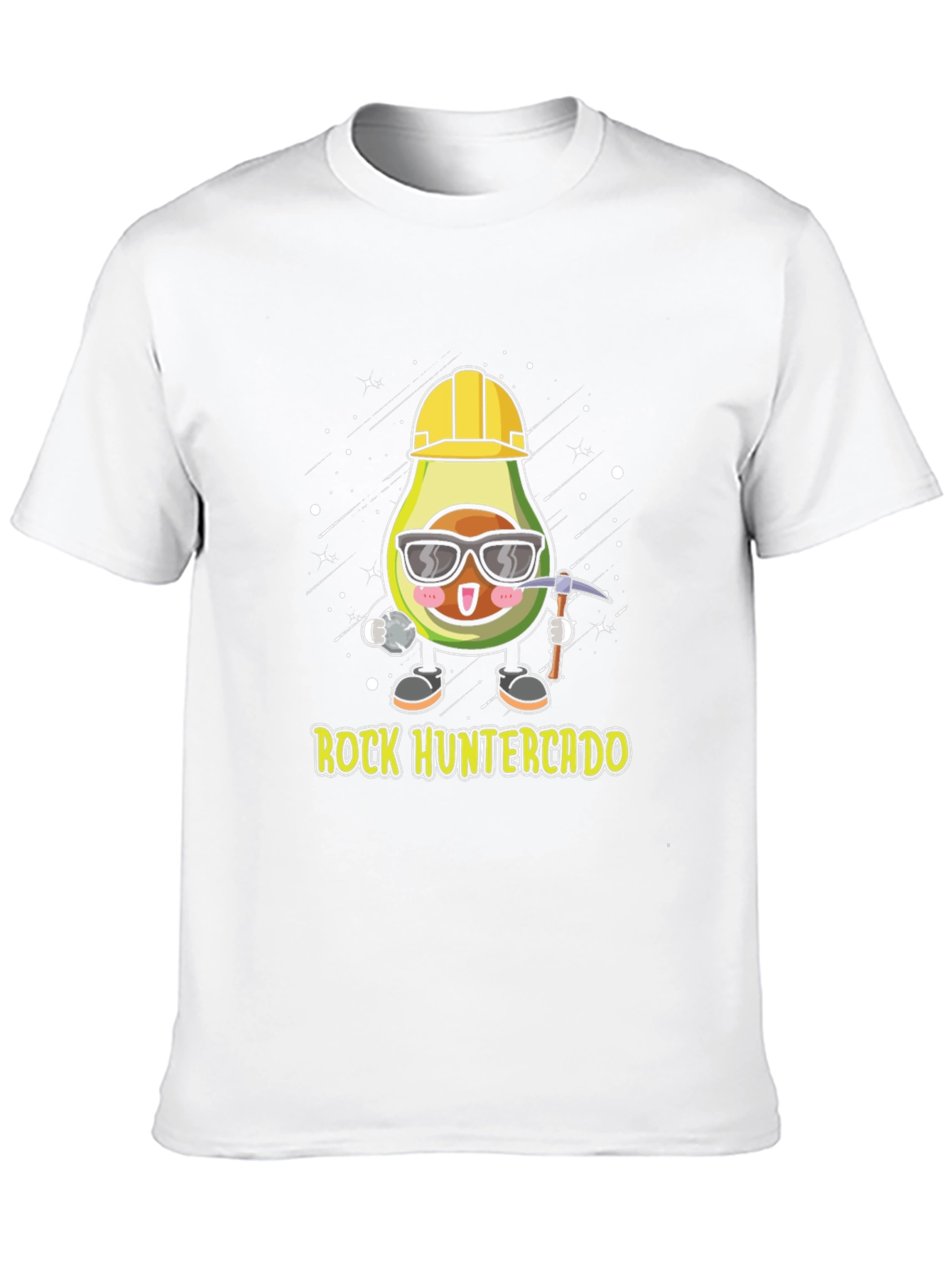 Camiseta Negra: Aguacate Minero