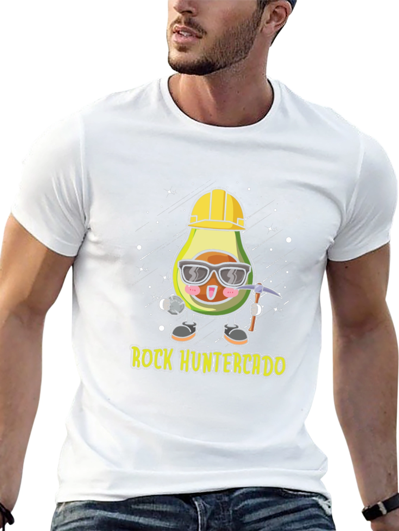 Camiseta Negra: Aguacate Minero