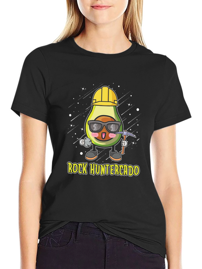 Camiseta Negra: Aguacate Minero