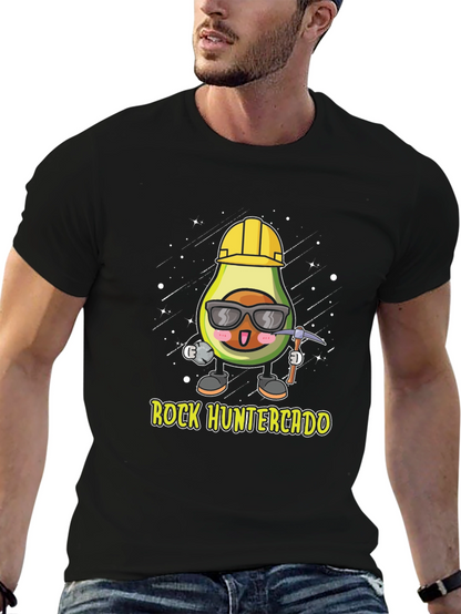 Camiseta Negra: Aguacate Minero