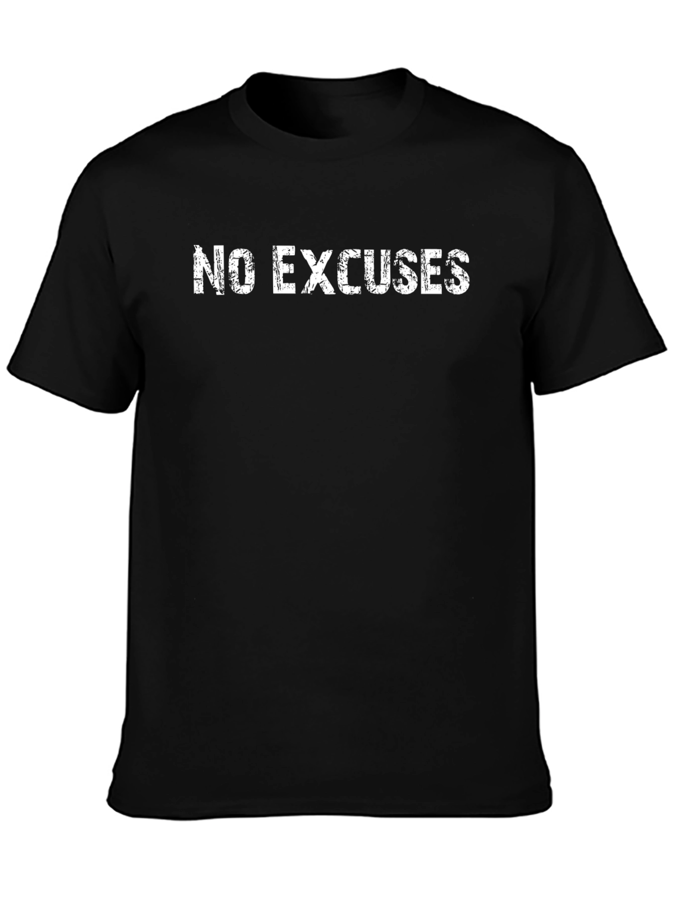 Camiseta Negra Sin Excusas para Hombre