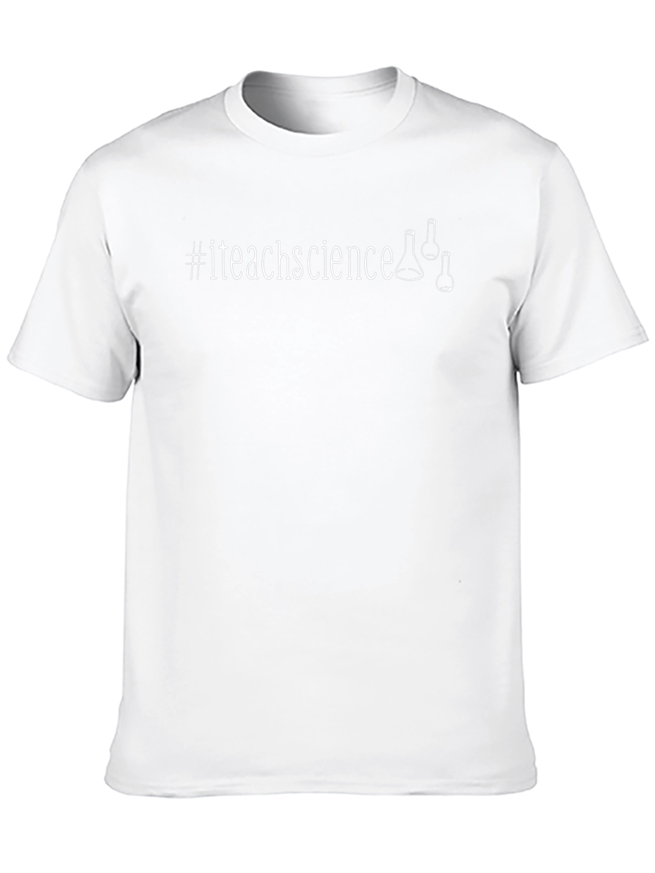 Camiseta Negra #iteachscience - Diseño Educativo