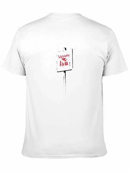 Camiseta Negra con Diseño Bienvenido al Infierno