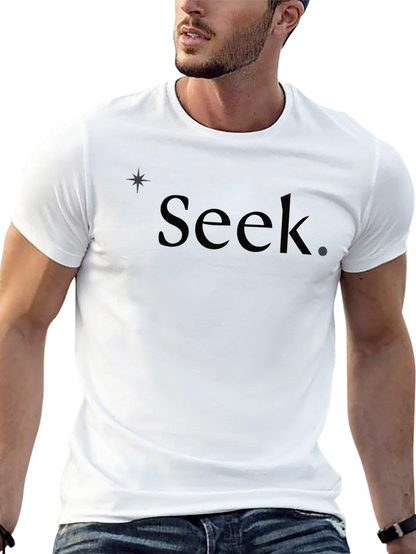 Camiseta Negra Seek para Hombre