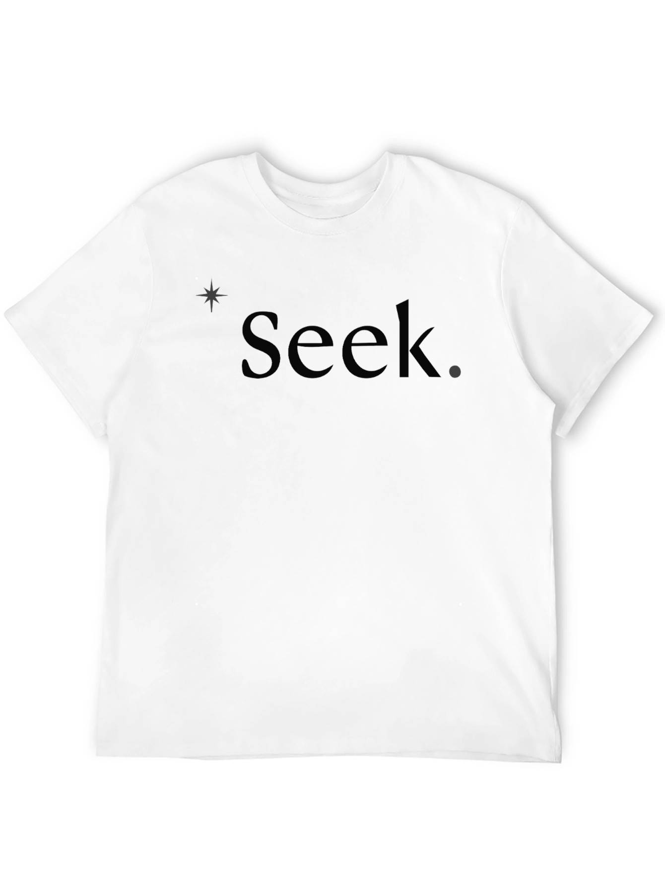 Camiseta Negra Seek para Hombre