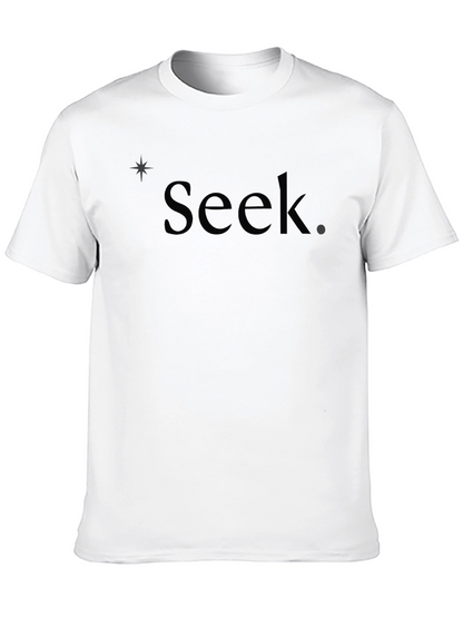 Camiseta Negra Seek para Hombre