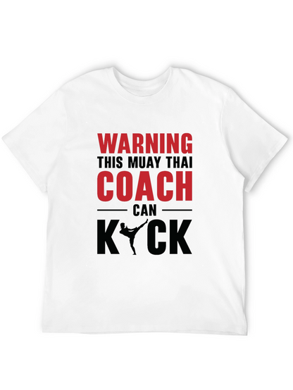 Camiseta Muay Thai Coach - Advertencia Kick