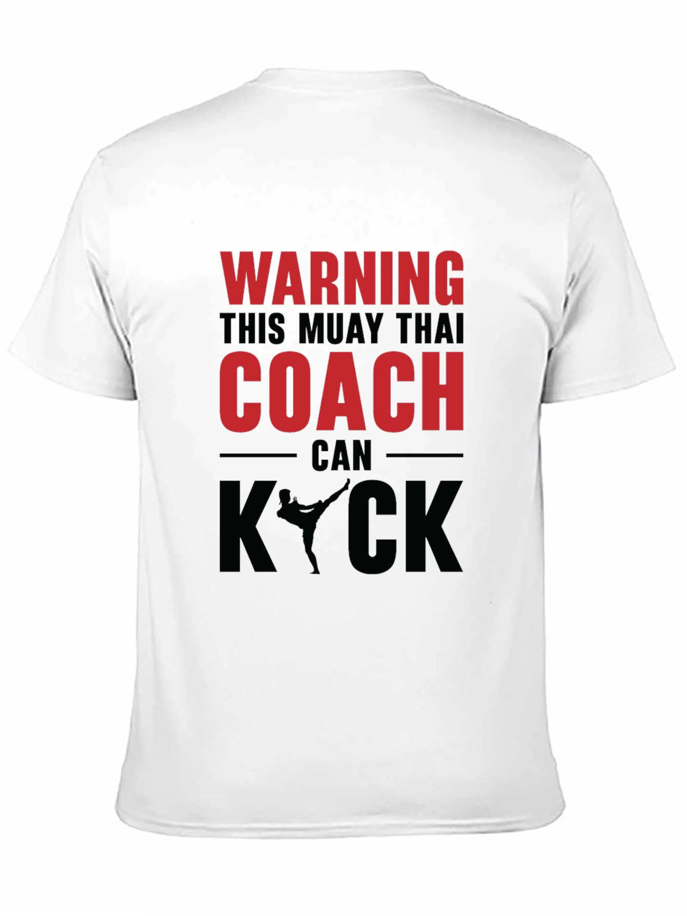 Camiseta Muay Thai Coach - Advertencia Kick