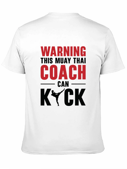 Camiseta Muay Thai Coach - Advertencia Kick