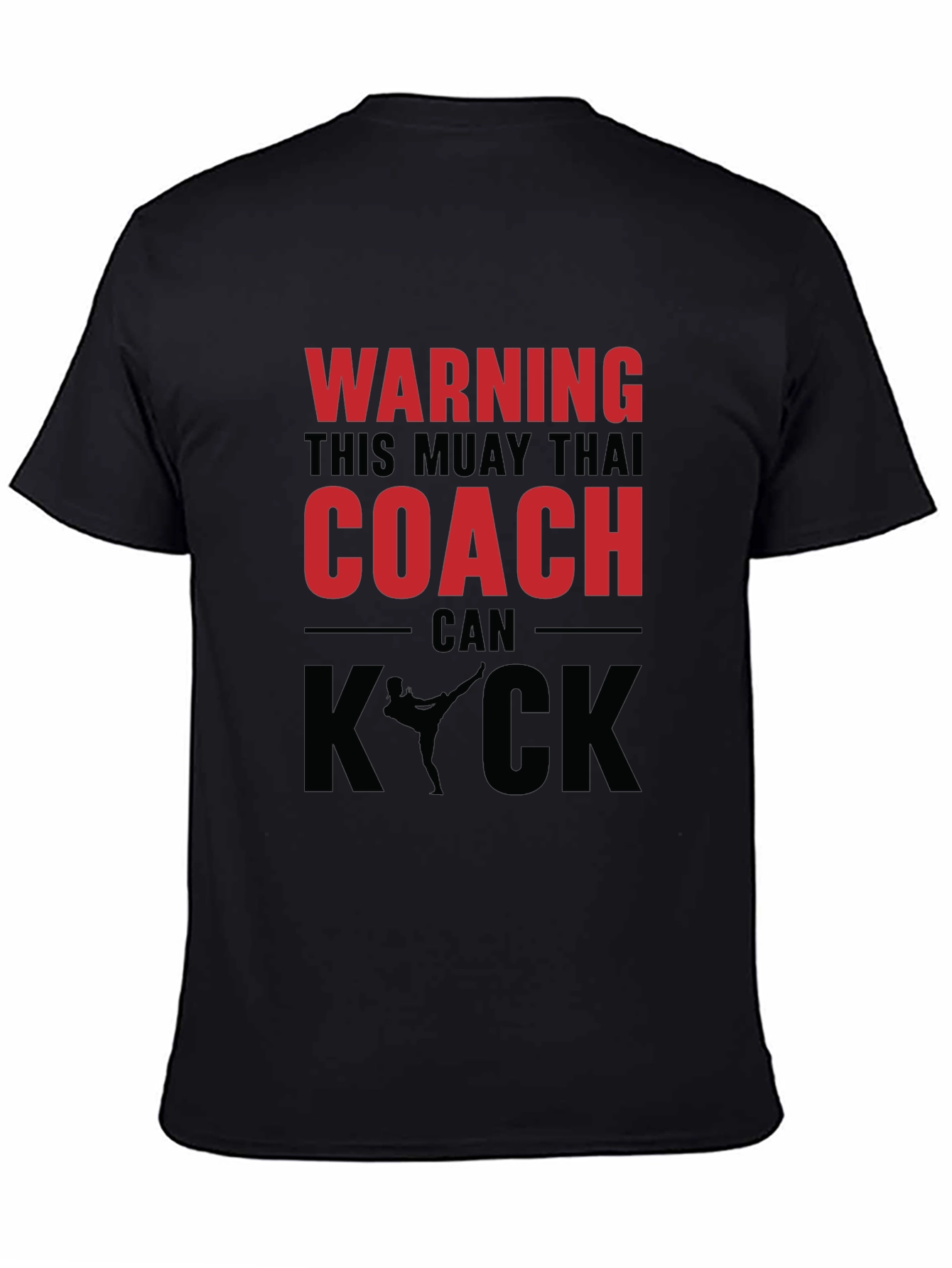Camiseta Muay Thai Coach - Advertencia Kick