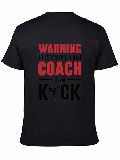 Camiseta Muay Thai Coach - Advertencia Kick