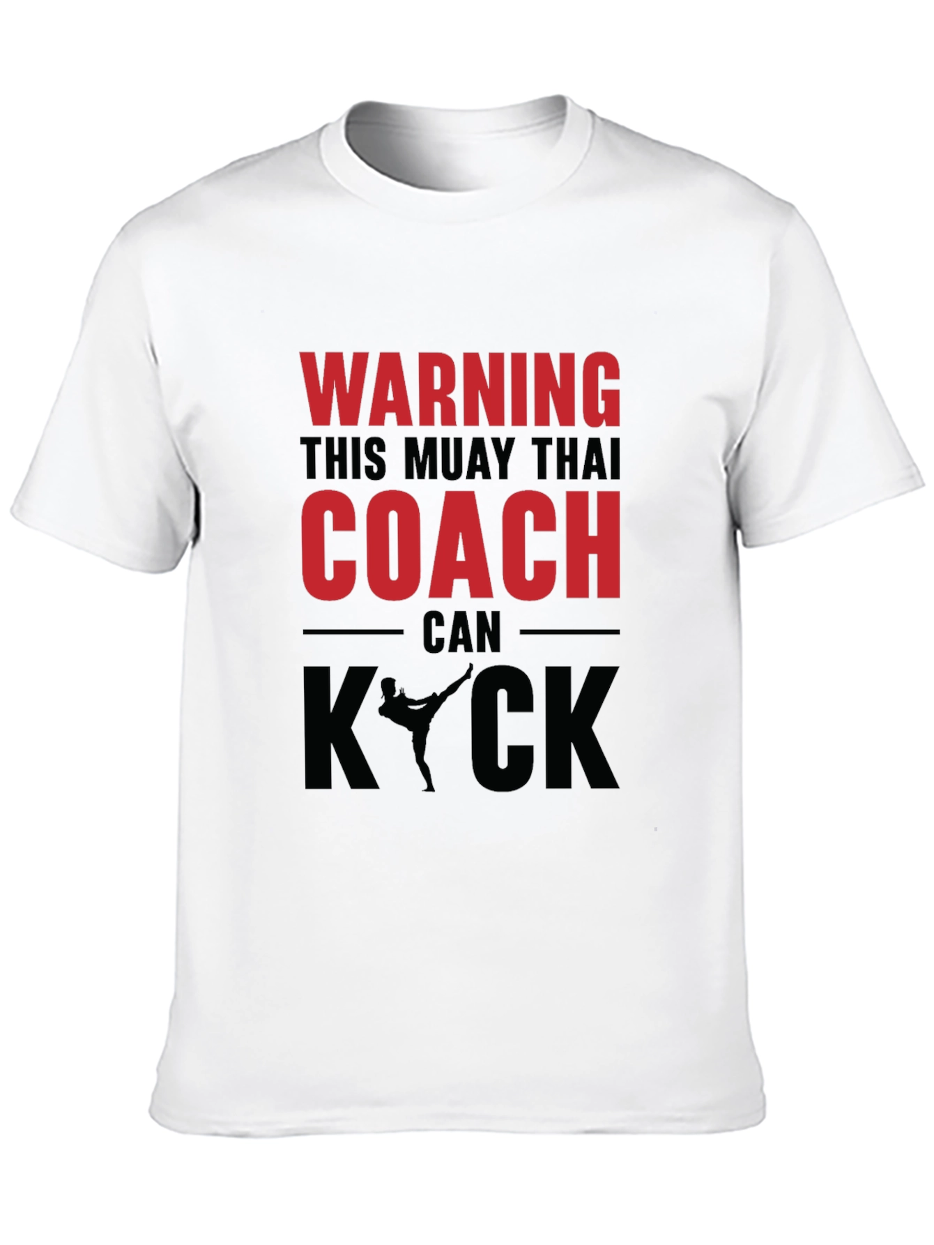 Camiseta Muay Thai Coach - Advertencia Kick