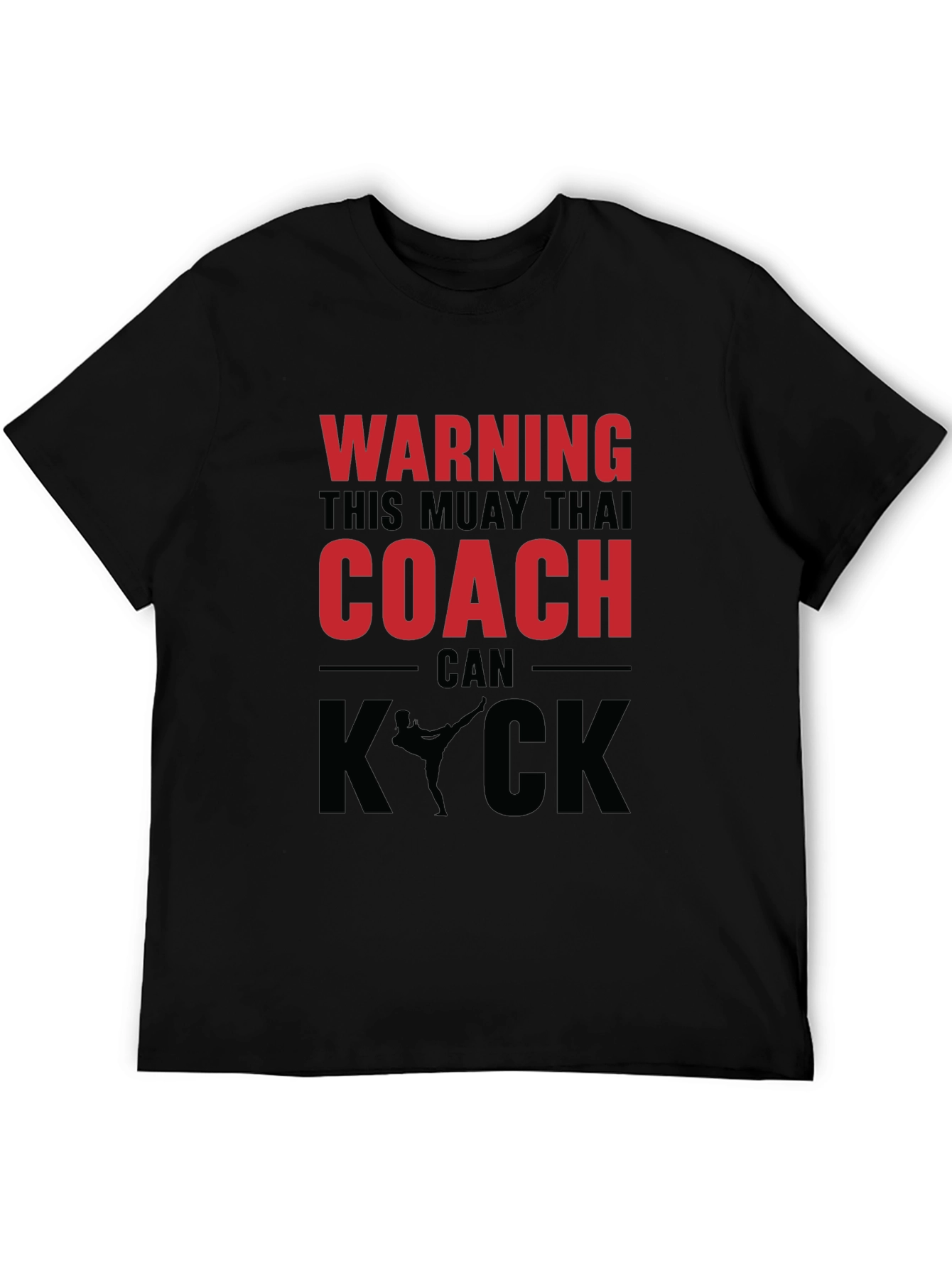 Camiseta Muay Thai Coach - Advertencia Kick