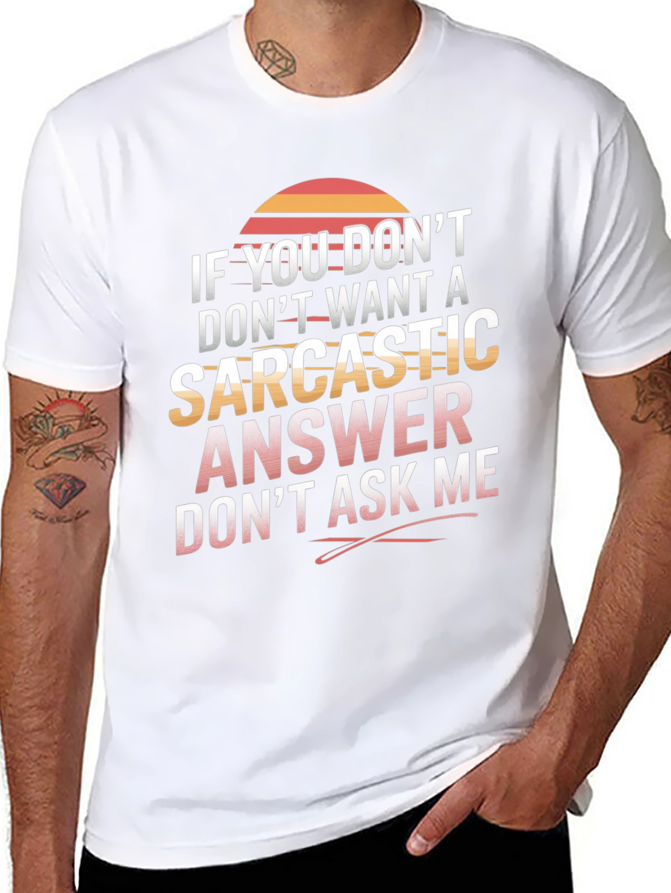 Camiseta sarcástica No preguntes