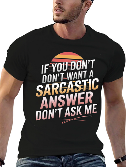 Camiseta sarcástica No preguntes