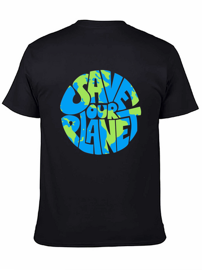 Camiseta Negra Salva Nuestro Planeta
