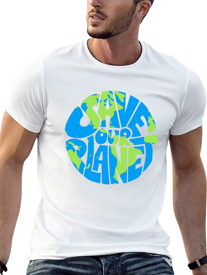 Camiseta Negra Salva Nuestro Planeta