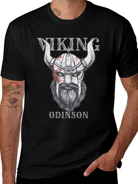 Camiseta Vikinga Odinson Negra
