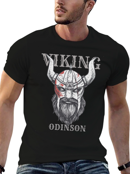 Camiseta Vikinga Odinson Negra