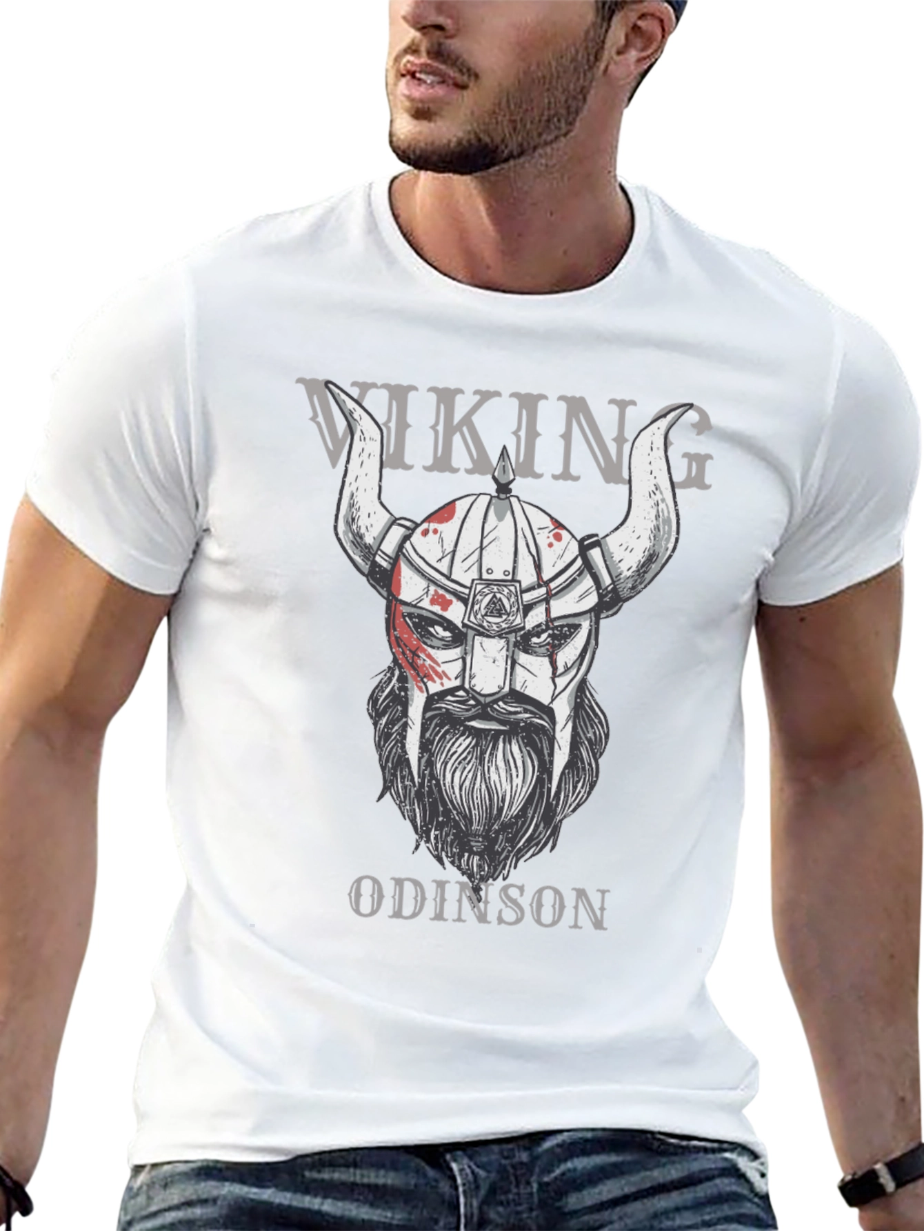Camiseta Vikinga Odinson Negra