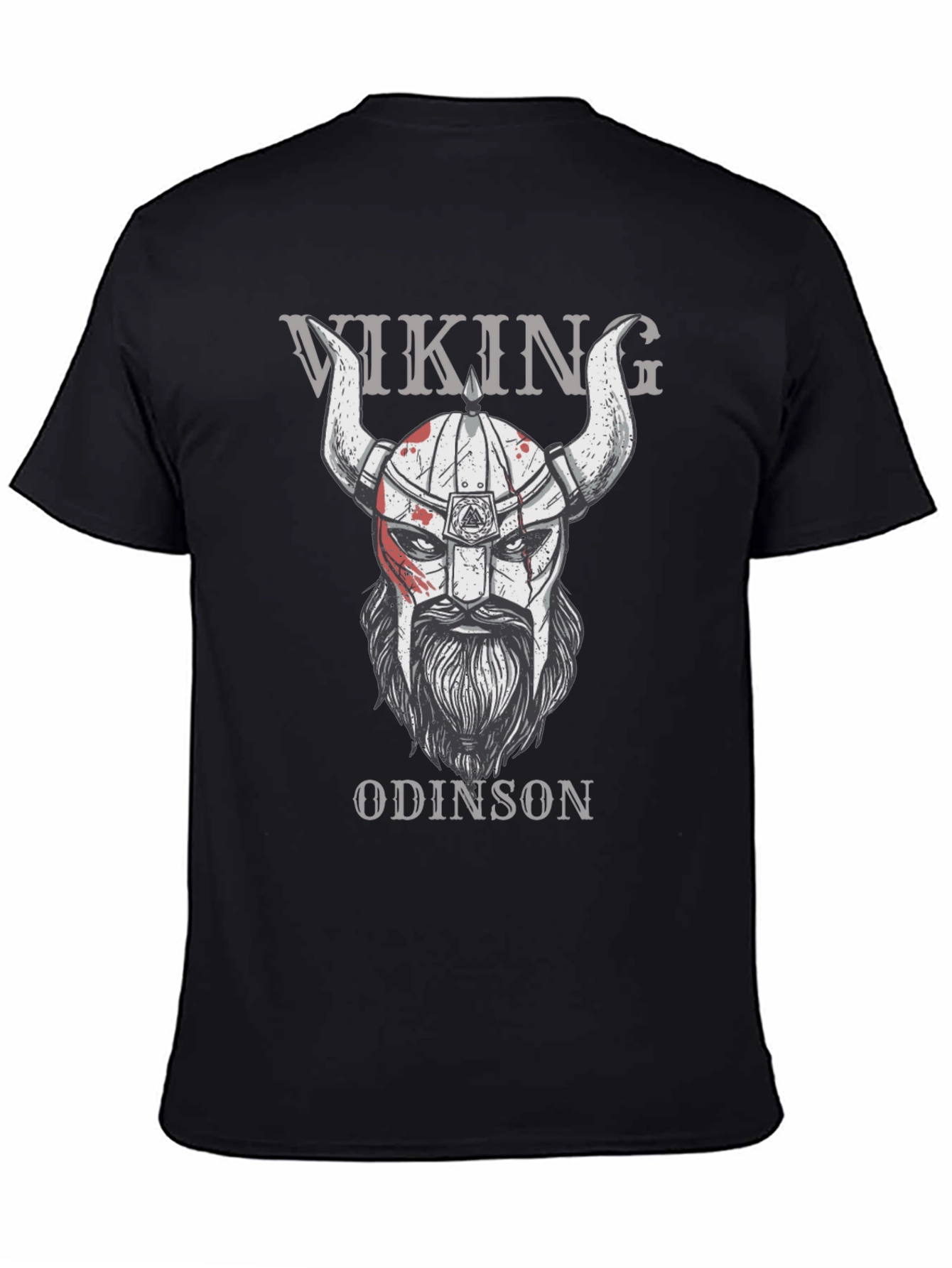 Camiseta Vikinga Odinson Negra