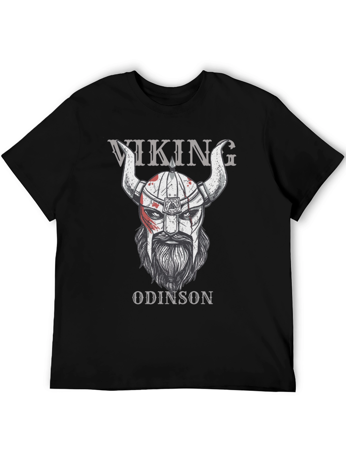 Camiseta Vikinga Odinson Negra