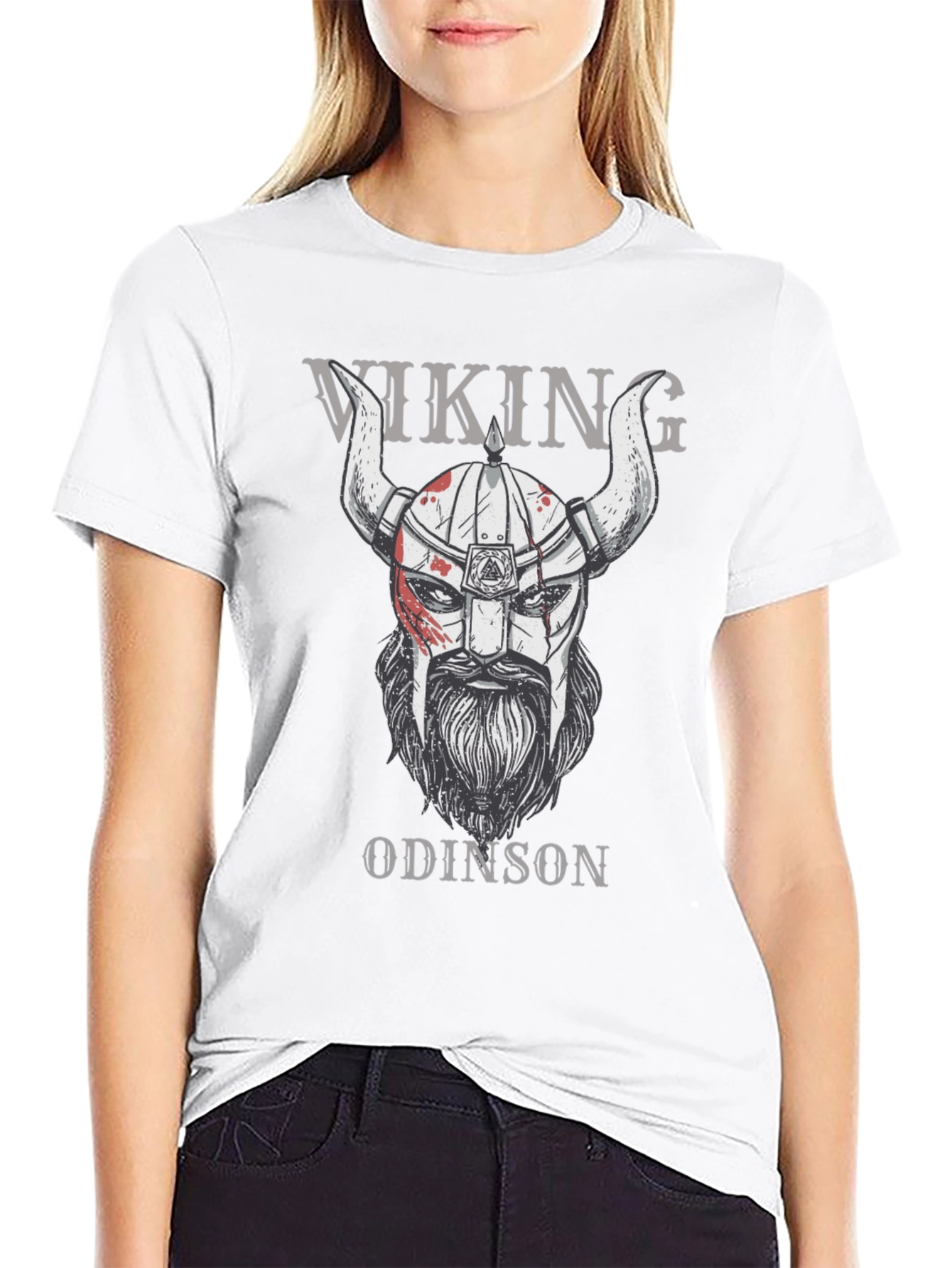 Camiseta Vikinga Odinson Negra