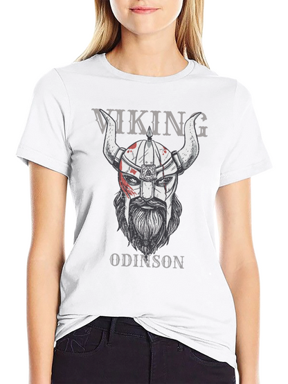 Camiseta Vikinga Odinson Negra
