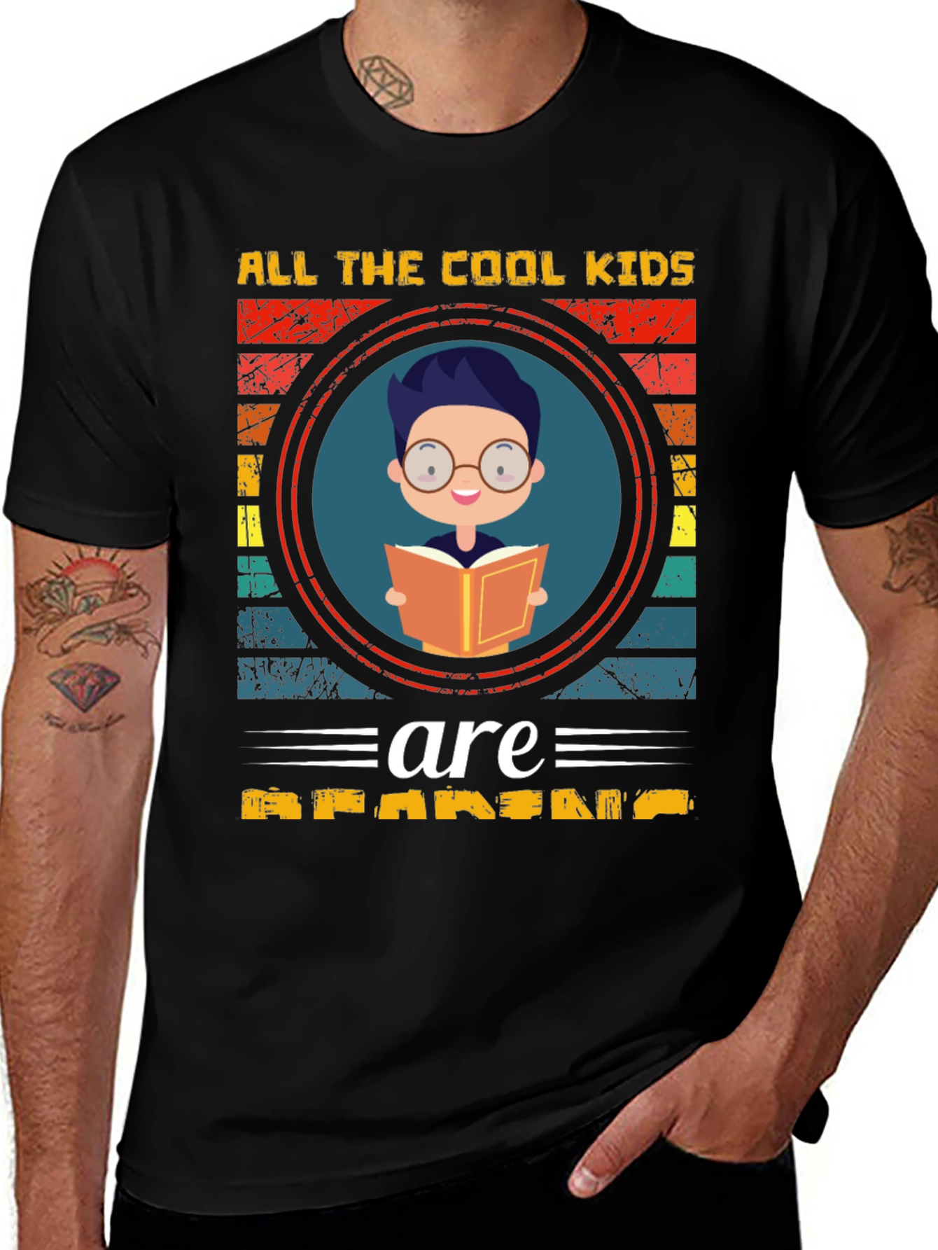 Camiseta All The Cool Kids Are Reading