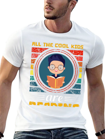 Camiseta All The Cool Kids Are Reading