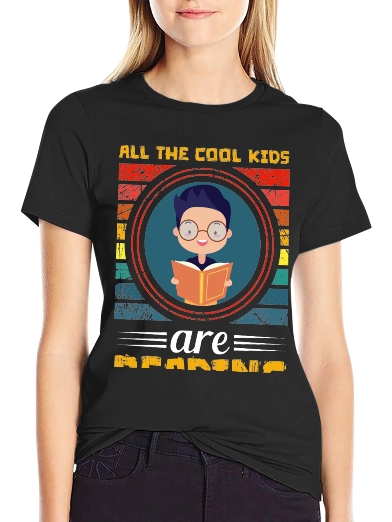 Camiseta All The Cool Kids Are Reading
