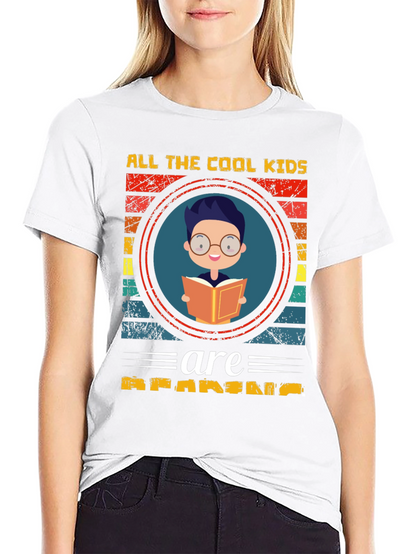 Camiseta All The Cool Kids Are Reading