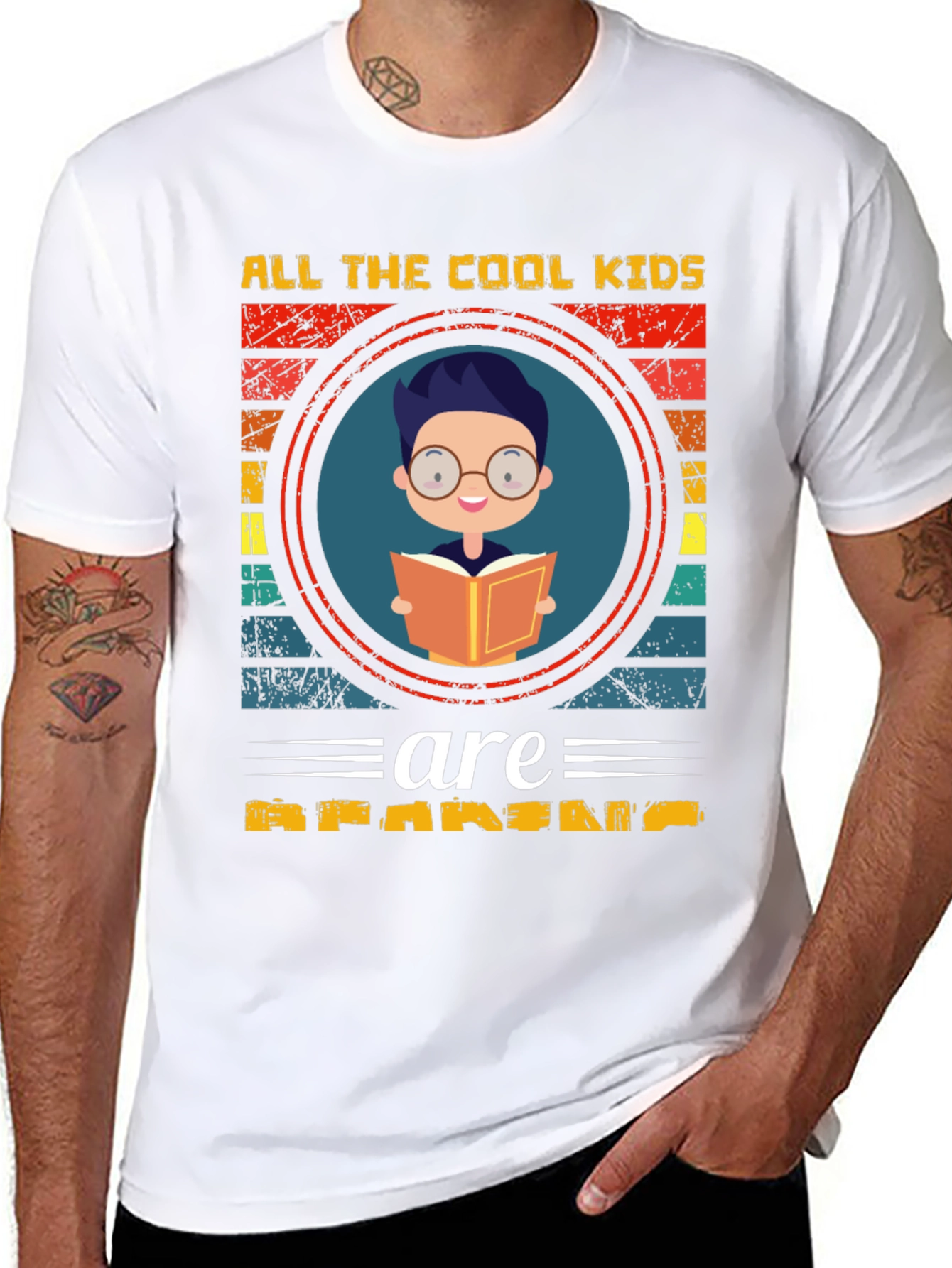 Camiseta All The Cool Kids Are Reading