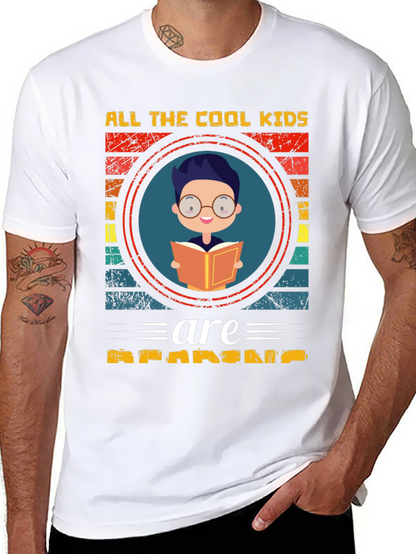 Camiseta All The Cool Kids Are Reading