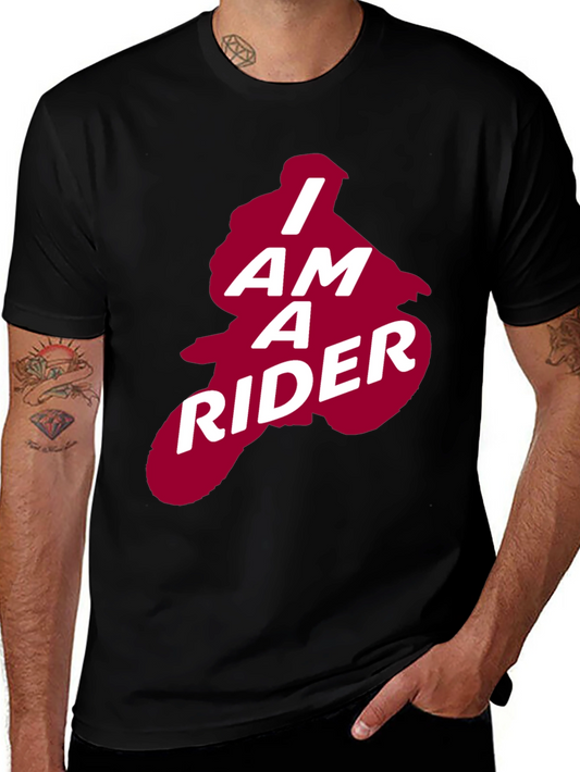 Camiseta Negra I Am A Rider